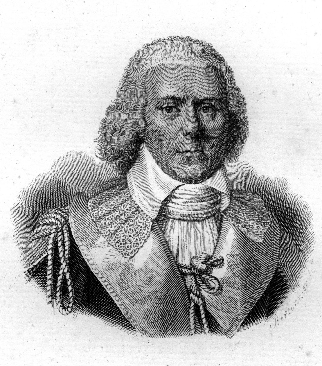 Porträtt av Paul de Barras (1755-1829), fransk politiker, gravyr från 1800-talet av Unknown artist