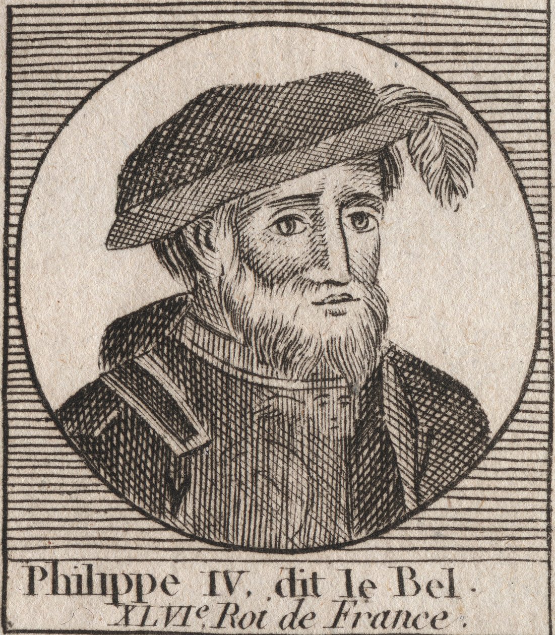 Porträtt av Filip IV den mässiga av Unknown artist
