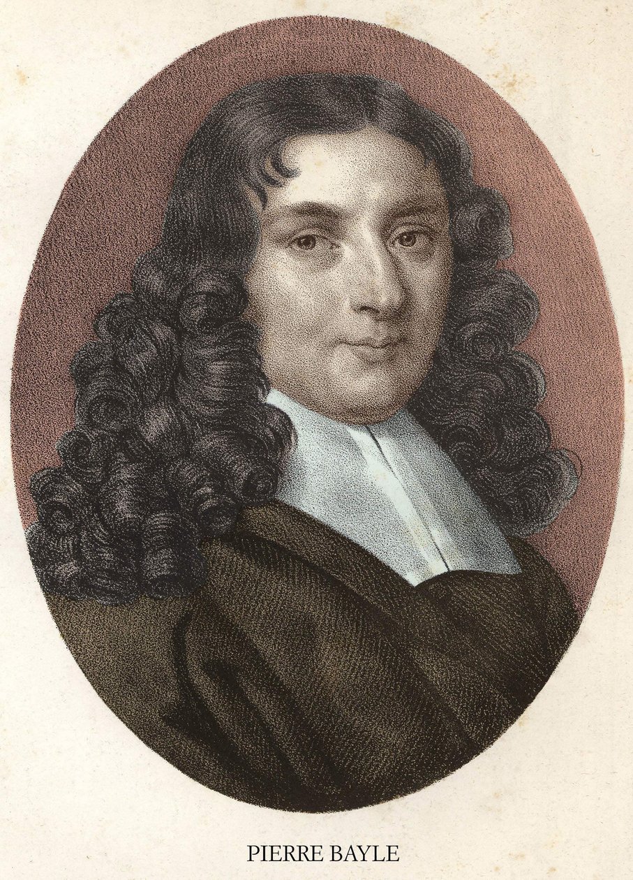 Porträtt av Pierre Bayle, fransk filosof och författare (1647-1706) av Unknown artist
