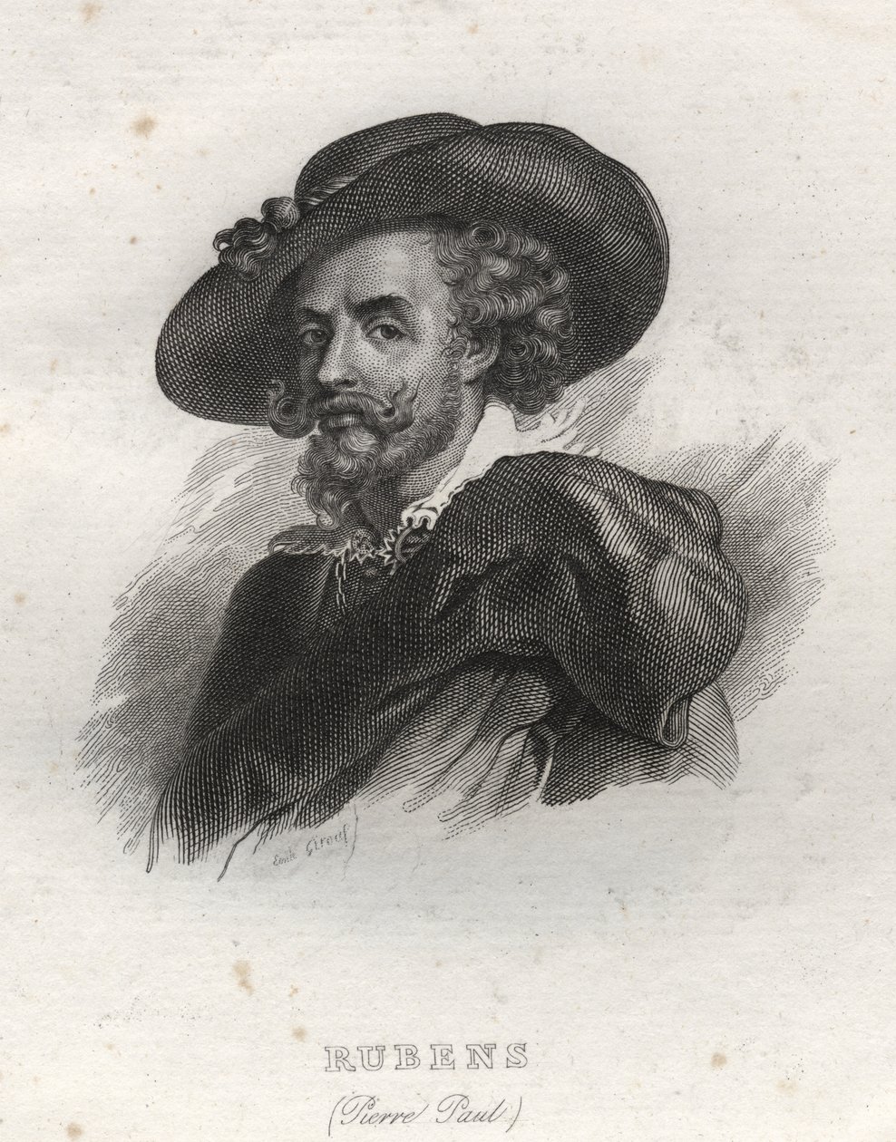 Porträtt av Pierre Paul (Pierre-Paul) Rubens (eller Peter Paul eller Petrus Paulus) (1577-1640) av Unknown artist