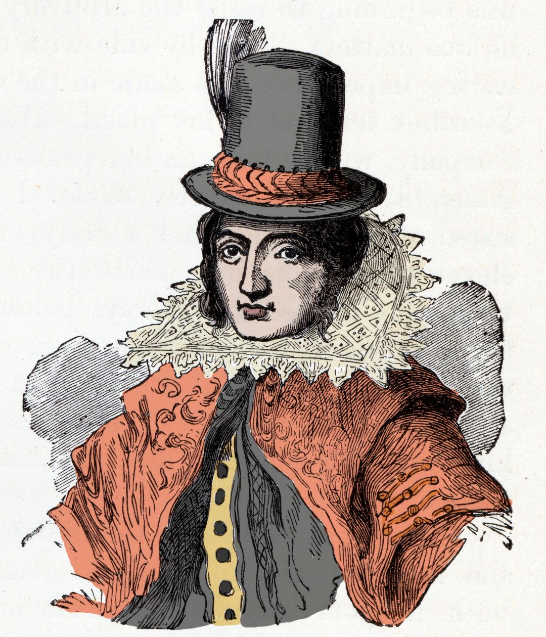 Porträtt av Pocahontas (Matoaka, Amatute), sedan Rebecca Rolfe (ca 1595-1617) av Unknown artist