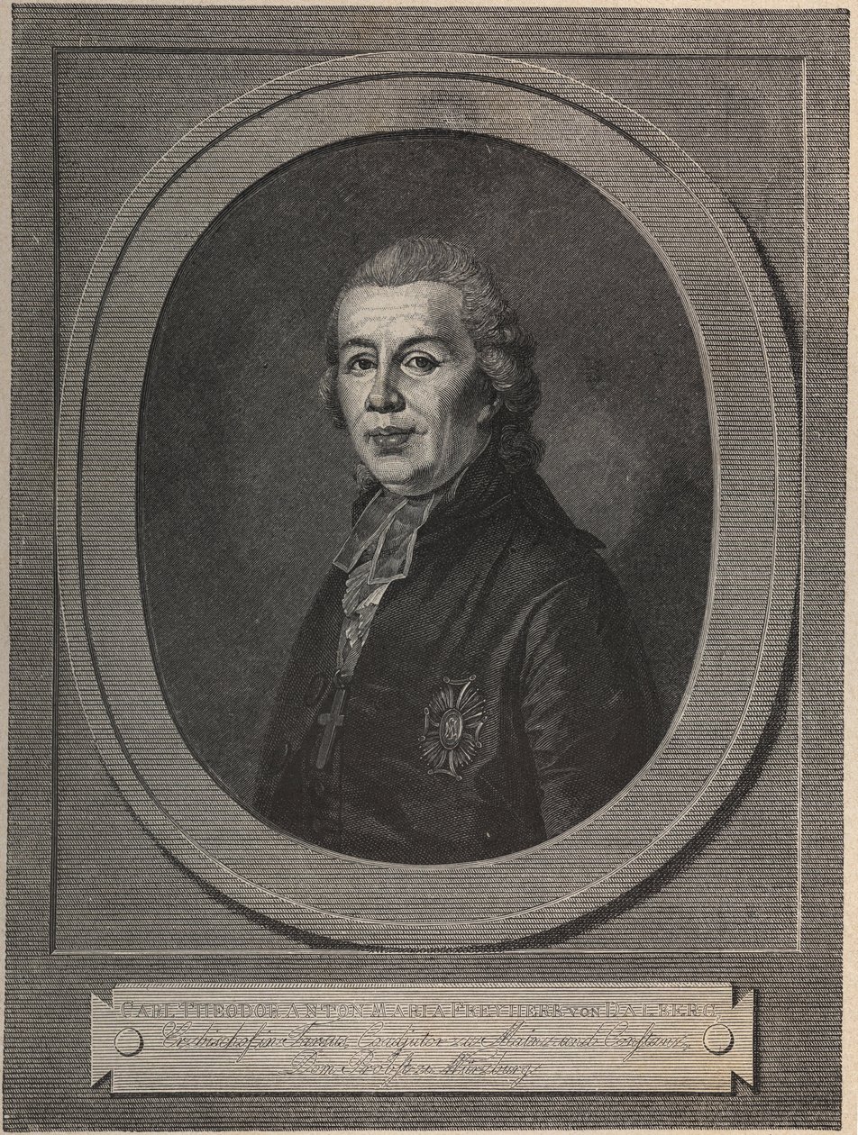 Porträtt av prins Karl Theodor von Dalberg (1744-1817), ärkebiskop och statsman, författare och filosof av Unknown artist