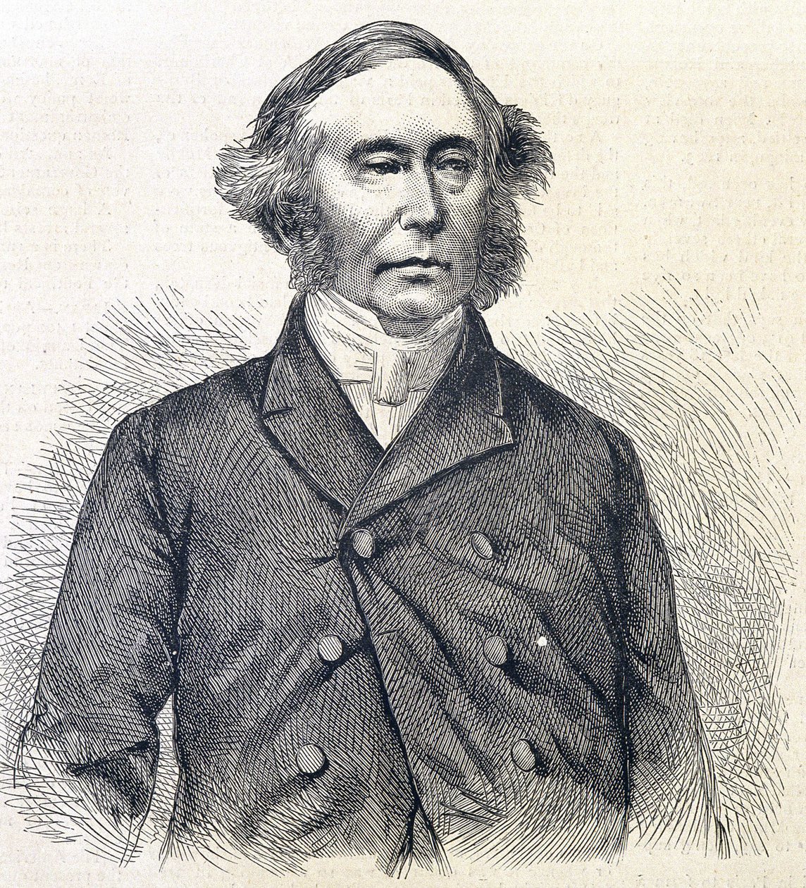 Porträtt av professor Syme. av Unknown artist