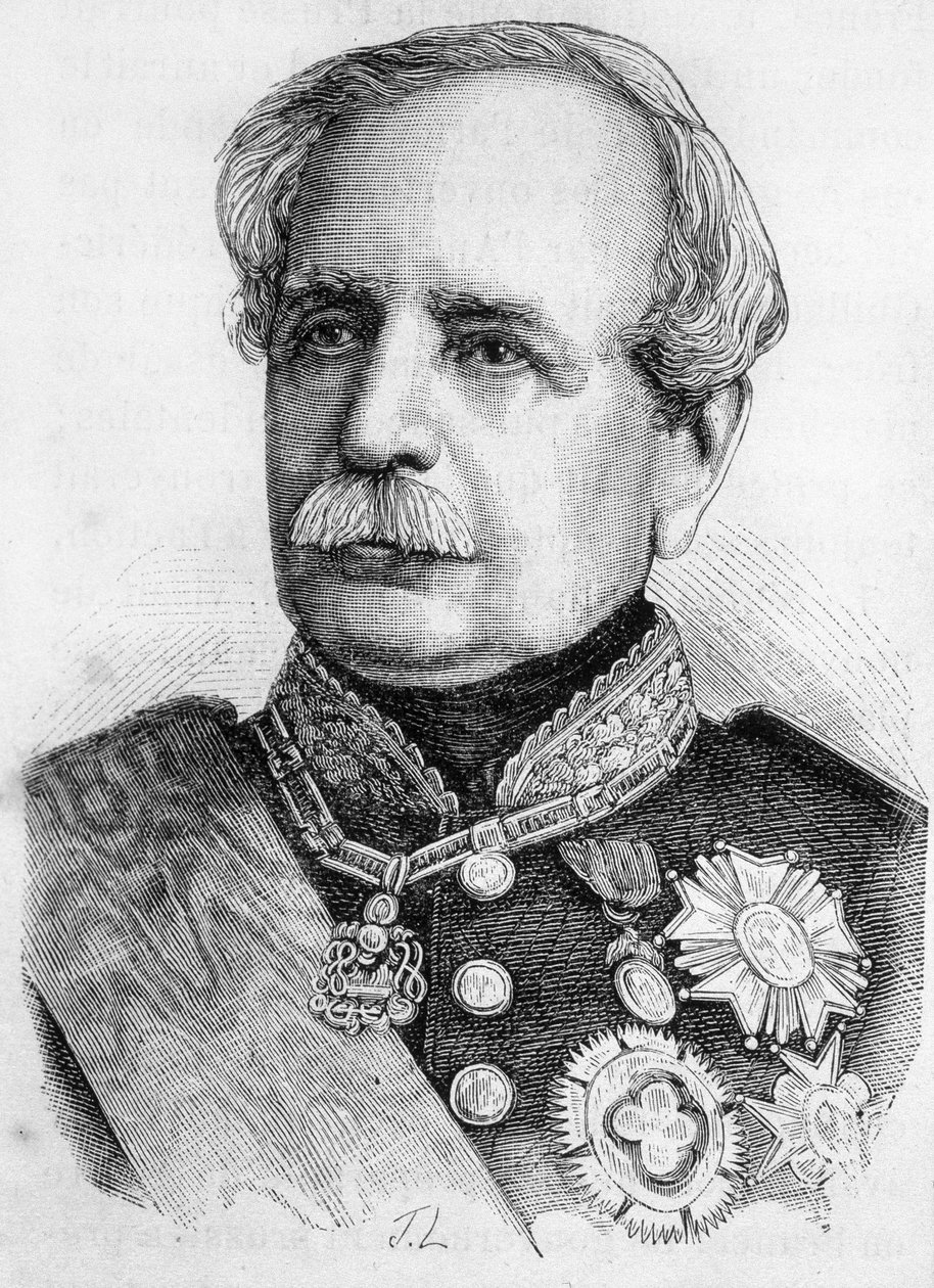 Porträtt av Randon (1795 - 1871), marskalk av Frankrike av Unknown artist