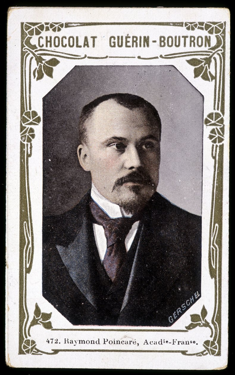 Porträtt av Raymond Poincaré ung av Unknown artist