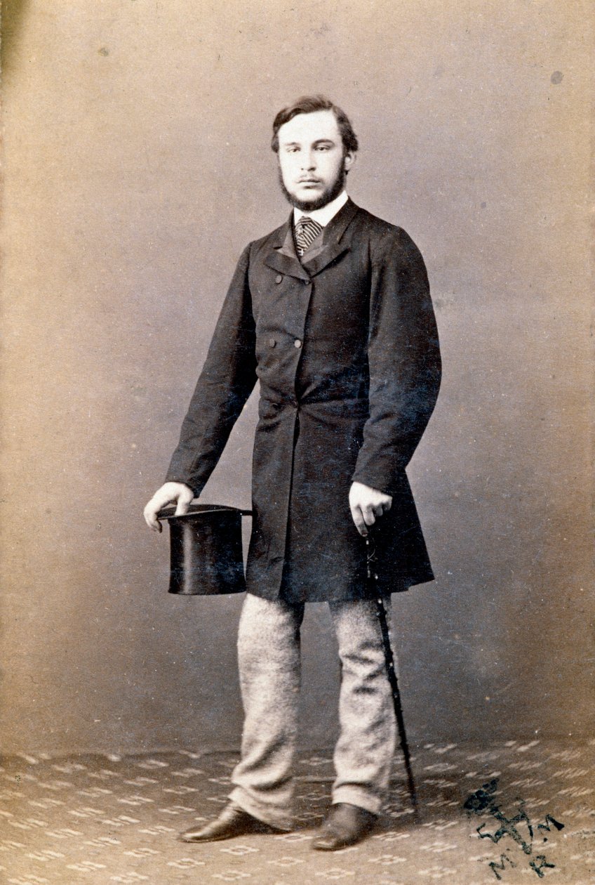 Porträtt av Ricciotti Garibaldi (1847-1924), son till den italienske patrioten Giuseppe Garibaldi och hans första fru Anita av Unknown artist