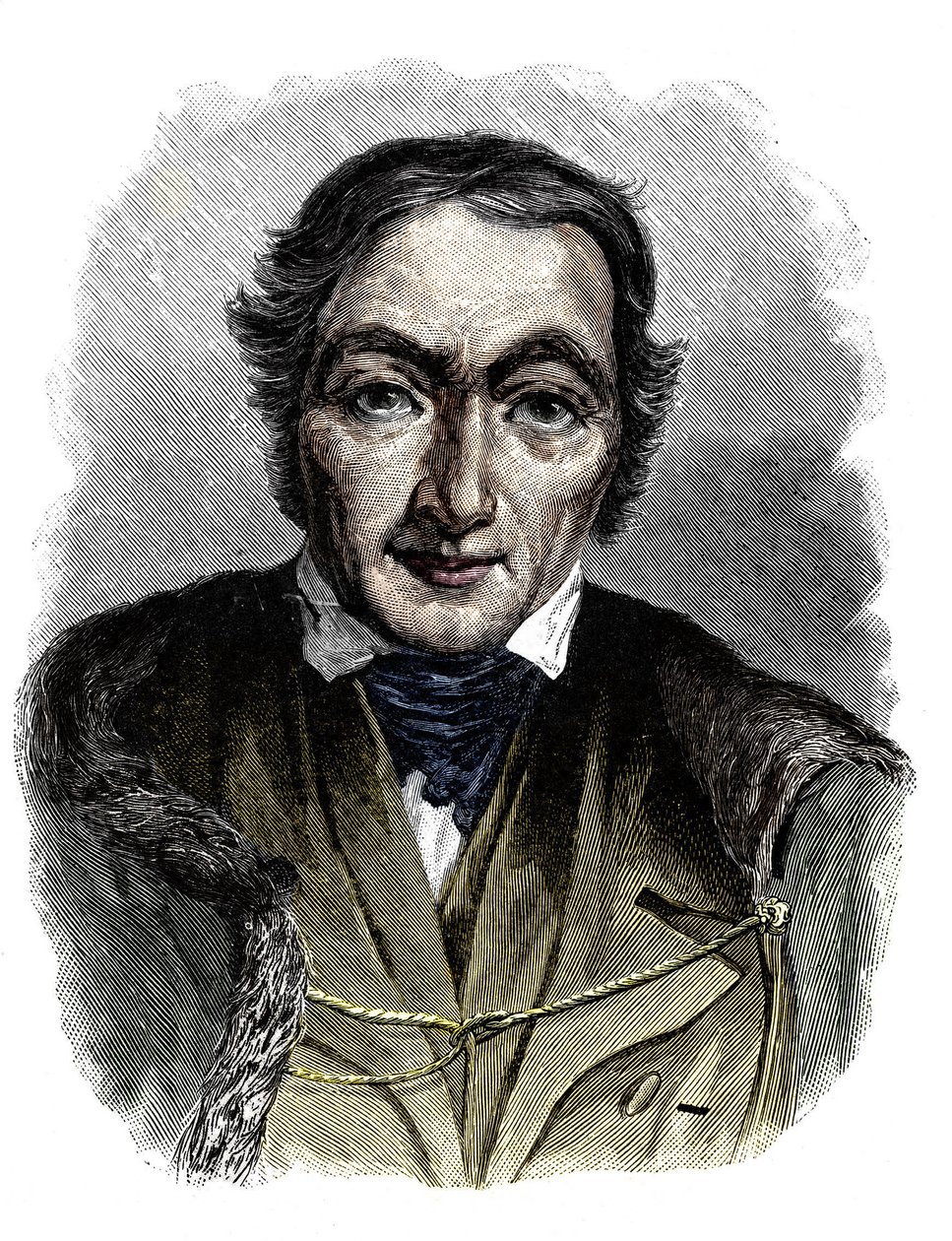 Porträtt av Robert Owen (1771-1858), brittisk filantrop och socialist. av Unknown artist