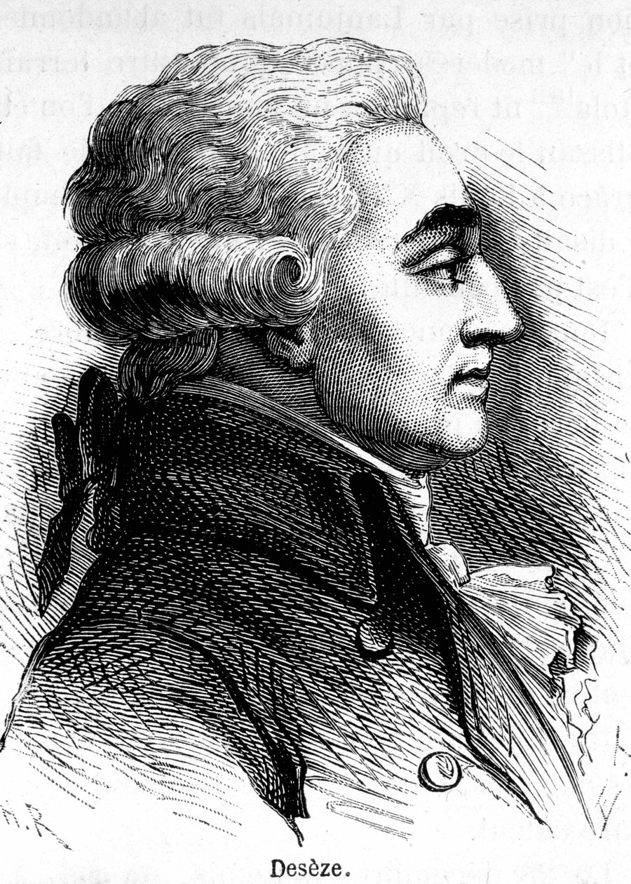 Porträtt av Romain Deseze eller De Seze (1748-1828), Ludvig XVI:s advokat under rättegången. av Unknown artist