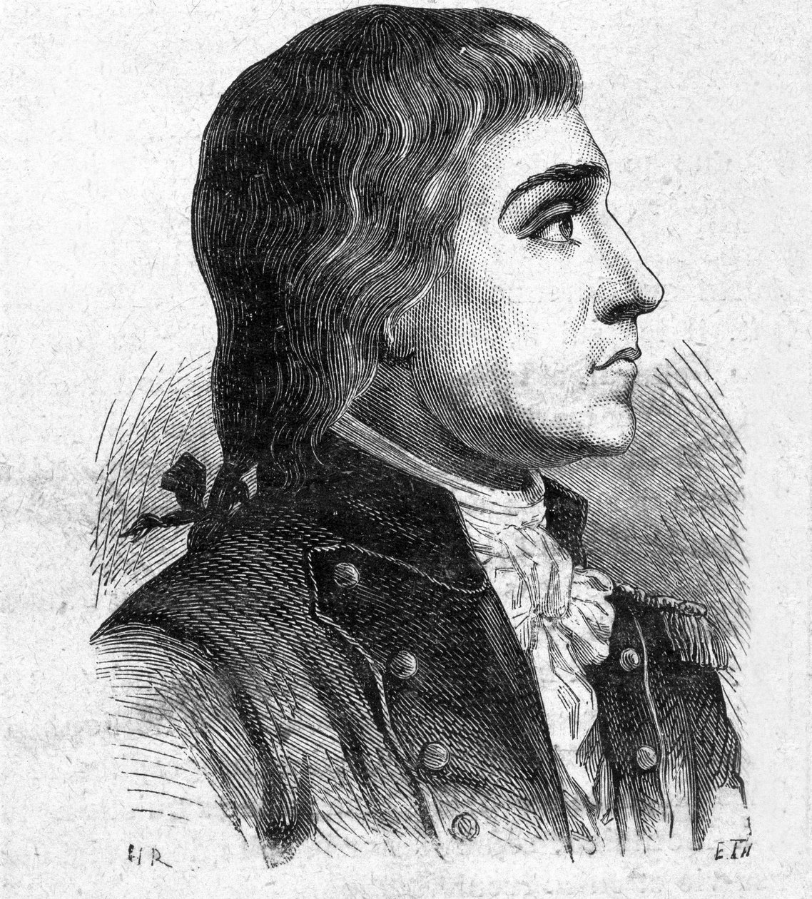 Porträtt av Rouget de Lisle (Rouget de L