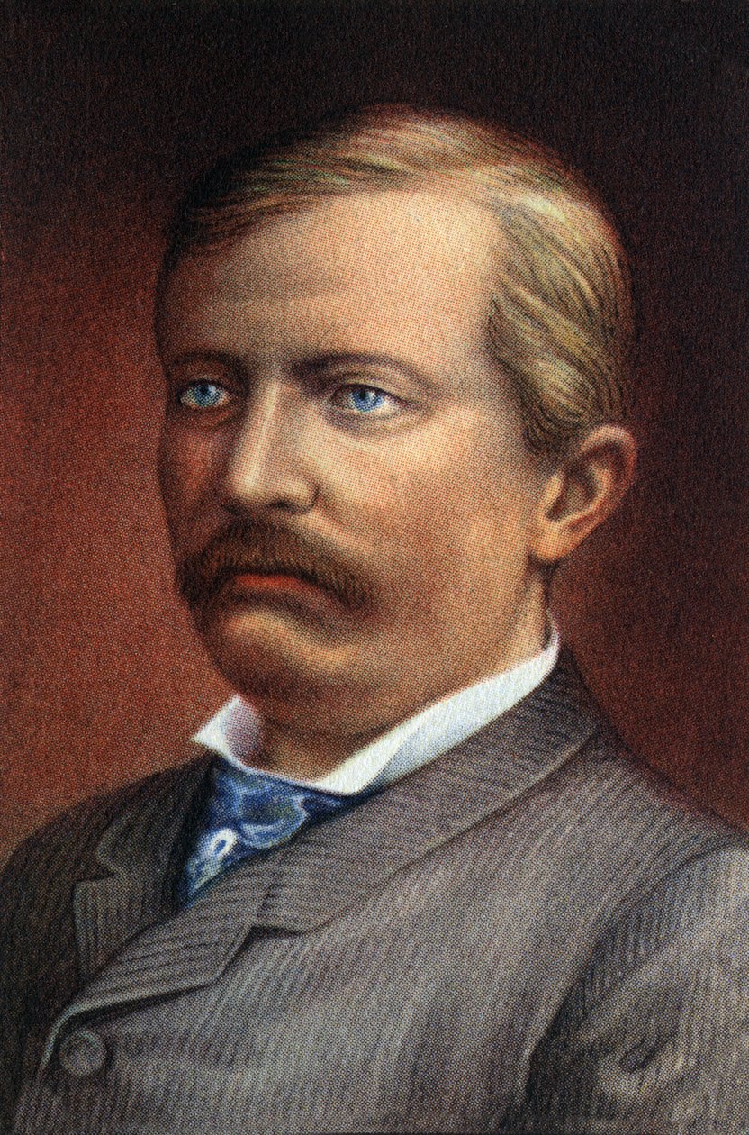 Porträtt av Sir Henry Morton Stanley pseudonym för John Rowlands (1841-1904), brittisk upptäcktsresande och journalist. av Unknown Artist