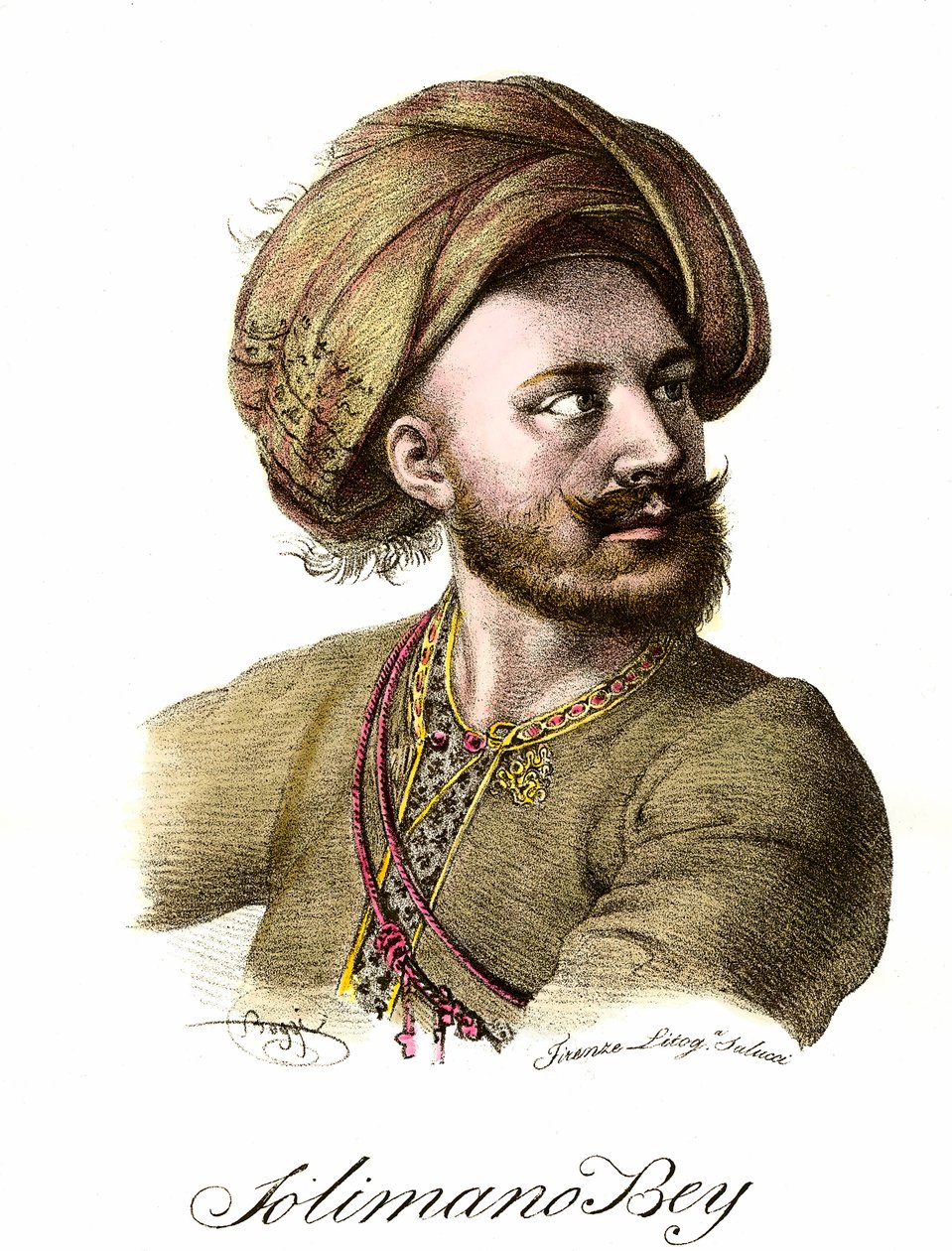 Porträtt av Soliman (Suleyman) I den storslagna (1494-1566), ottomansk sultan”” av Unknown artist