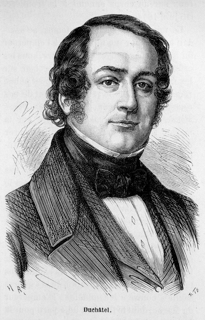 Porträtt av Tanneguy Duchatel (1803-1867), fransk politiker. av Unknown artist