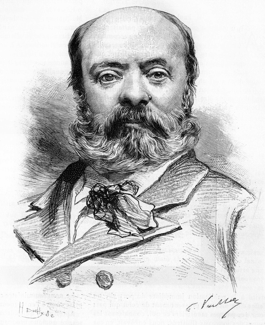 Porträtt av Theodore Aubanel (1829-1886), fransk poet och dramatiker. av Unknown artist