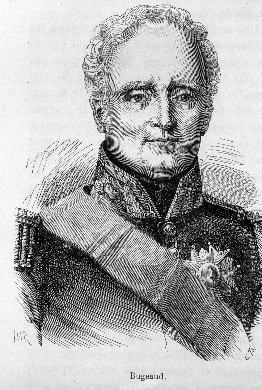 Porträtt av Thomas Robert Bugeaud (1784 - 1849) av Unknown artist