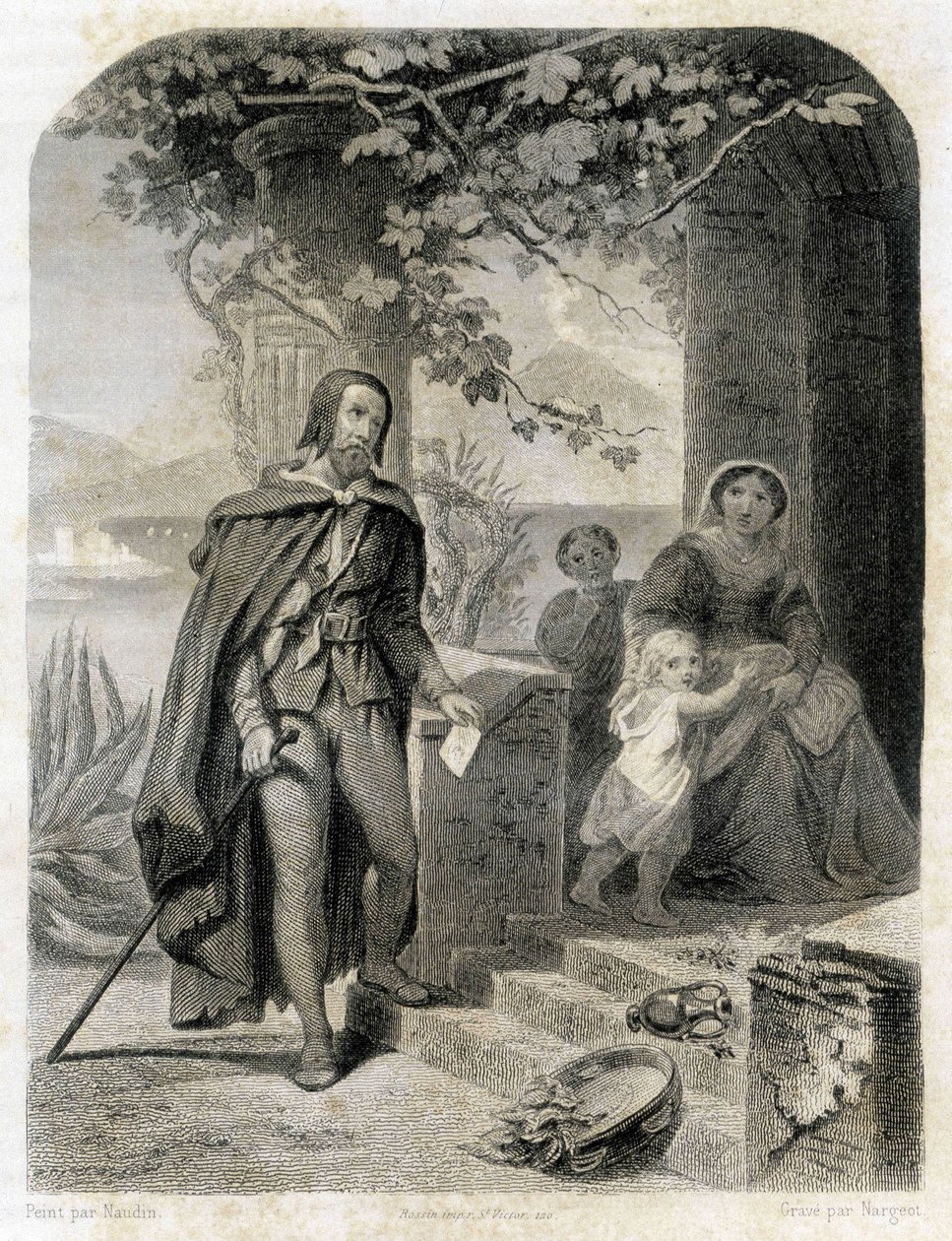 Porträtt av Torquato Tasso, dit på franska Le Tasse (1544 - 1595). av Unknown artist