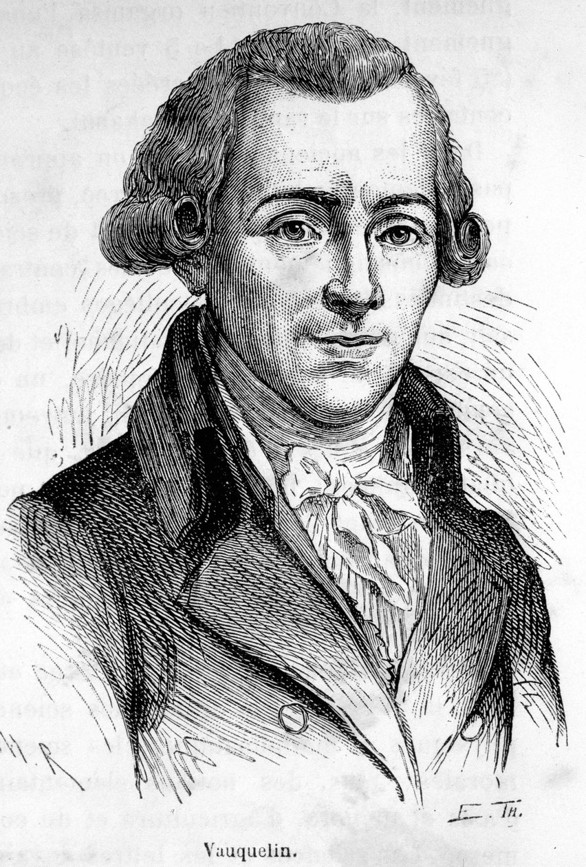 Porträtt av Vauquelin, fransk kemist (1763-1829). av Unknown artist