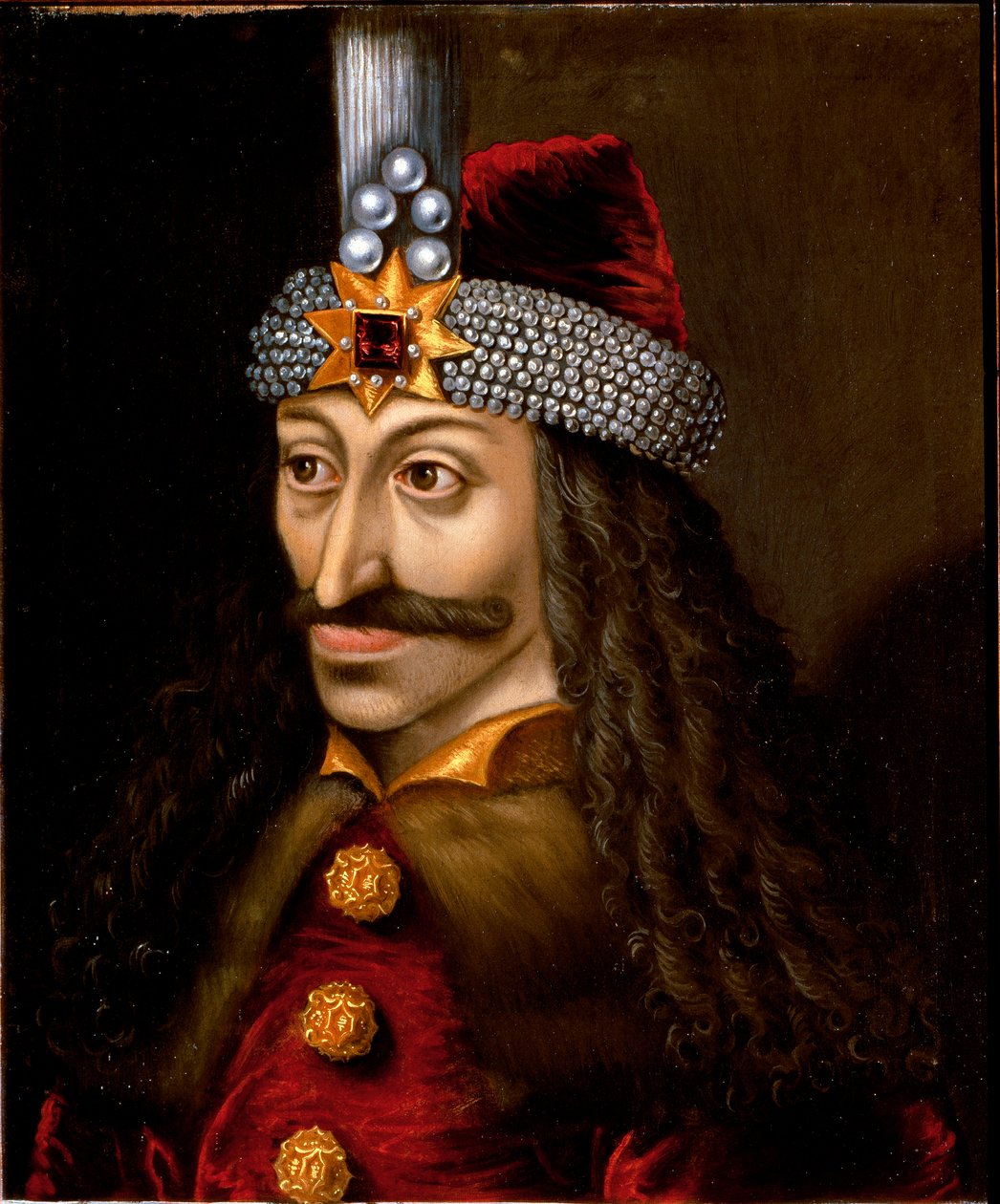 Porträtt av Vlad Tepes III spetsaren eller Dracula (målning) av Unknown artist