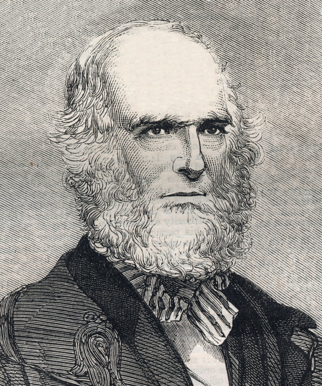 Porträtt av William Cullen Bryant (1794-1878), amerikansk poet. Gravyr i "" The illustrated London News "" av 23 januari 1858. av Unknown artist