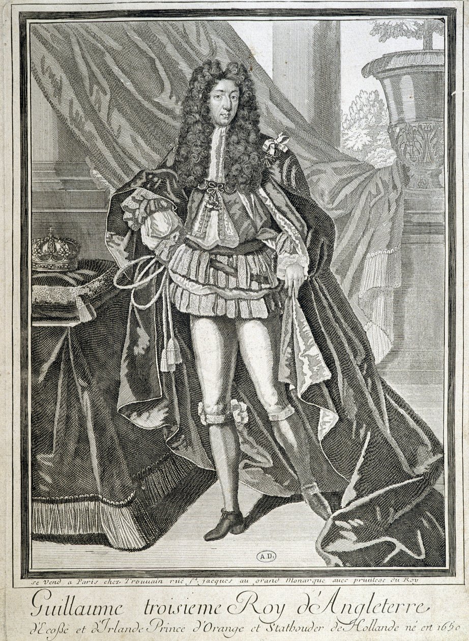 Porträtt av William III, kung av England, prins av Orange av Unknown artist