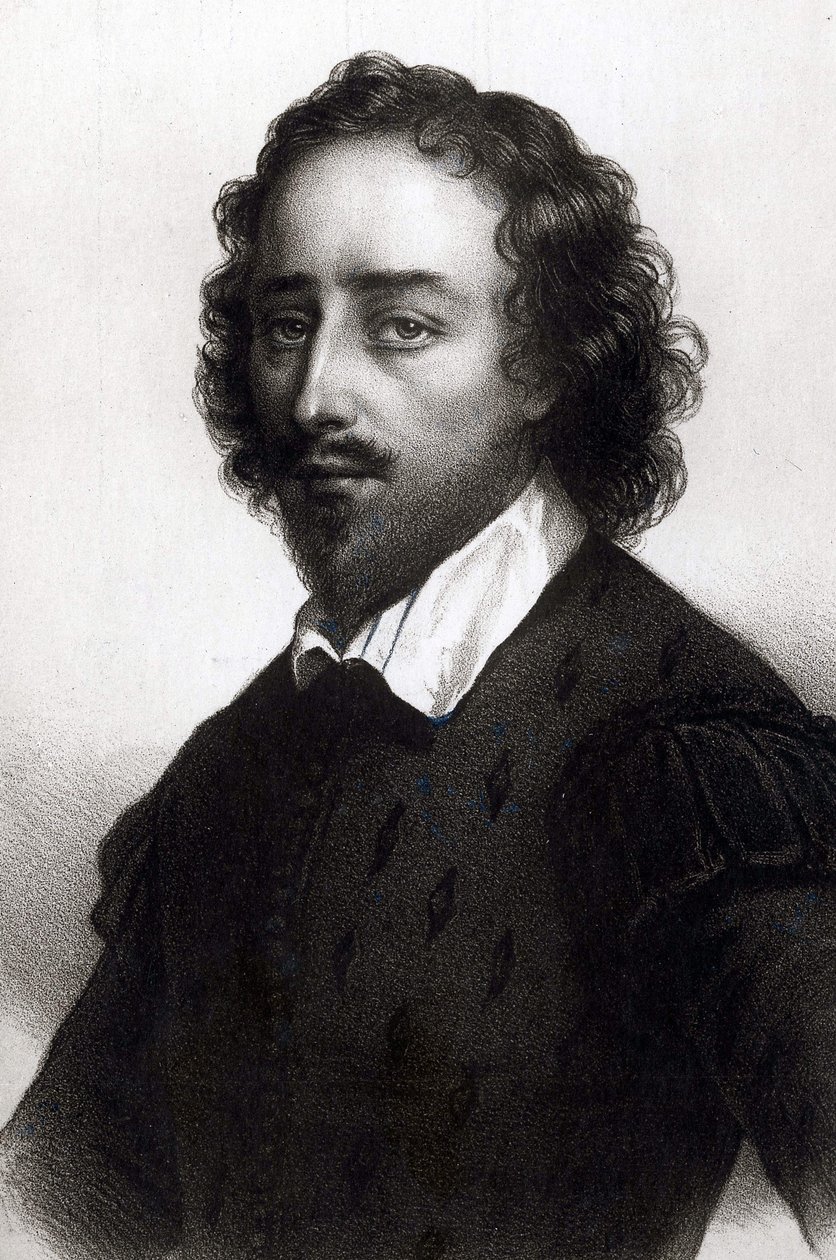 Porträtt av William Shakespeare. Engelsk dramapoet (1564 till 1616) av Unknown artist