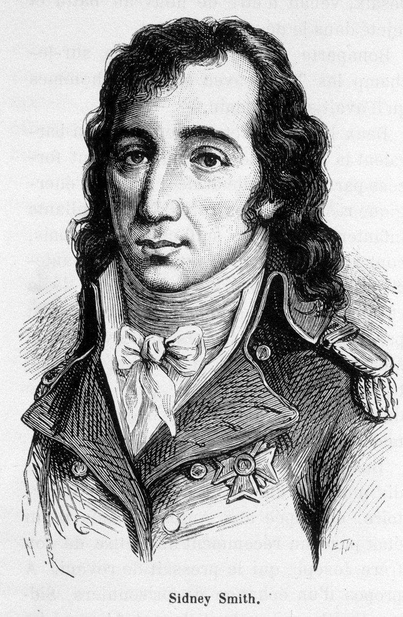 Porträtt av William Sidney Smith (1764-1840), engelsk amiral. av Unknown artist