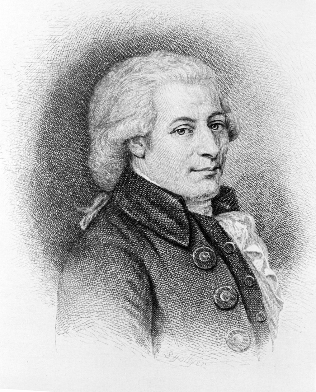 Porträtt av Wolfgang Amadeus Mozart (1756 - 1791). av Unknown artist