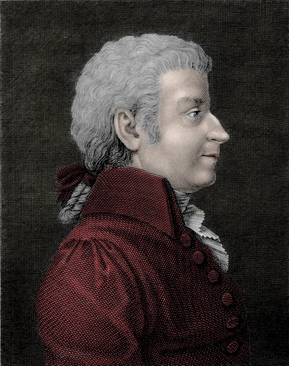 Porträtt av Wolfgang Amadeus Mozart ung (1756 - 1791) kompositör. av Unknown artist