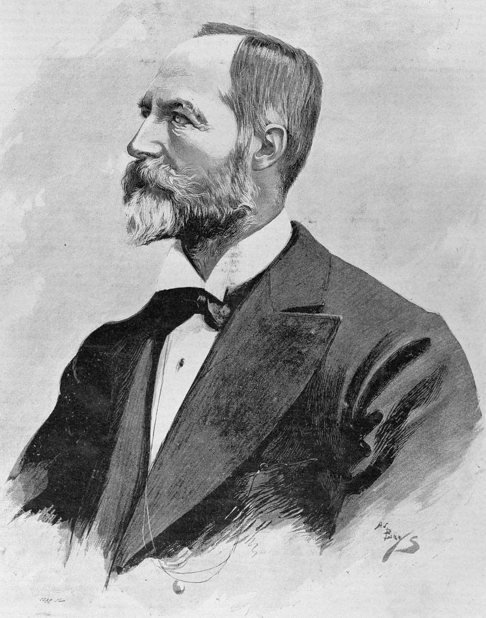 Porträtt av greven av Paris (1838 - 1894) (Louis Philippe d