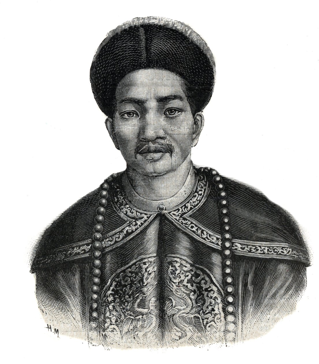 Porträtt av kejsaren av Japan, Mutsuhito (Meiji Tenno av Unknown artist