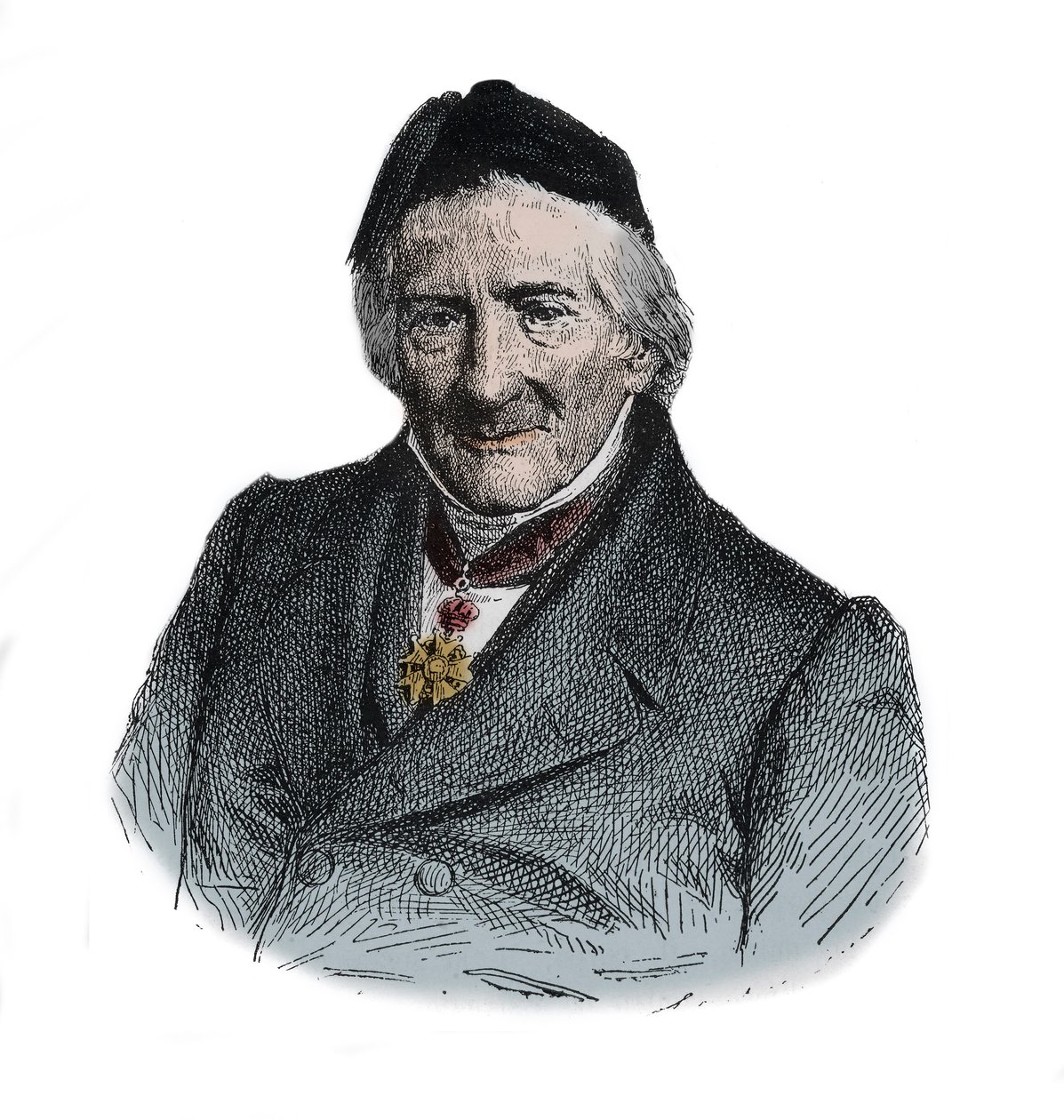 Porträtt av den engelske doktorn Jacques Lordat (1773-1870) av Unknown artist