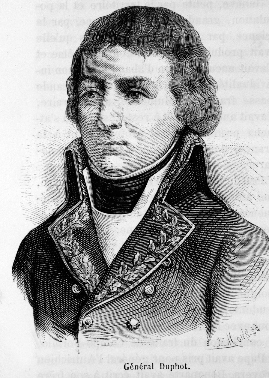 Porträtt av den franske generalen Leonard Mathurin Duphot. (1769-1797). av Unknown artist