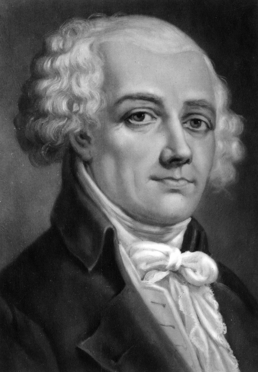 Porträtt av den italienske kompositören och violinisten Giovanni Battista Viotti 1755 - 1824. av Unknown artist