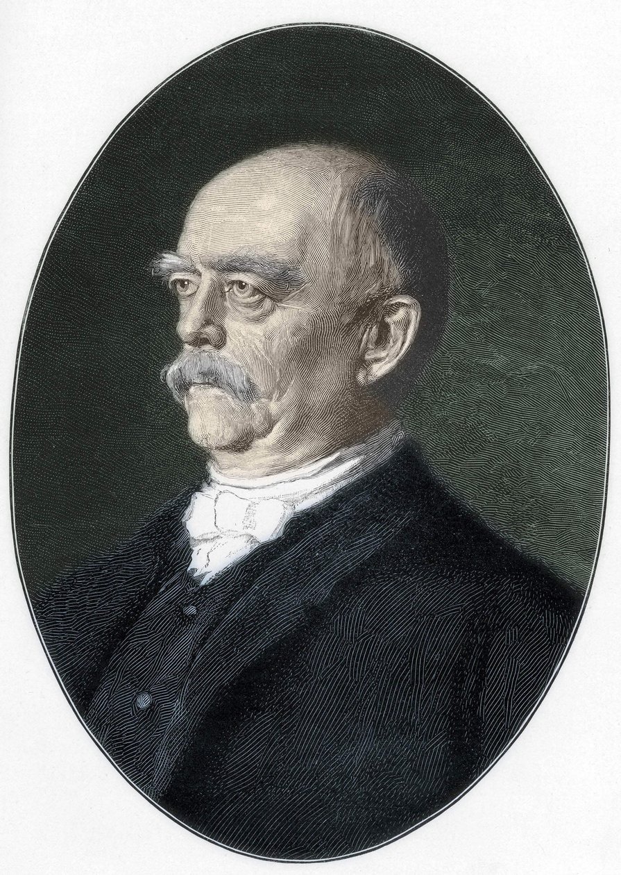 Porträtt av prinsen av Bismarck (1815 - 1898) av Unknown artist