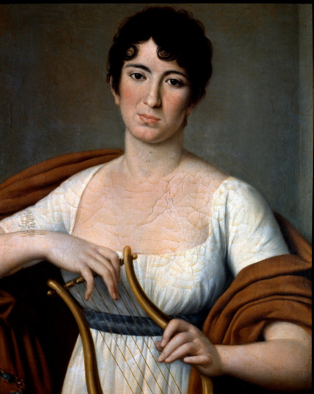 Porträtt av den spanska sångerskan Isabelle Colbran (1785-1845) Anonym målning från 1800-talet. Bologna, Civico Museo Biblioteca Musicale av Unknown artist