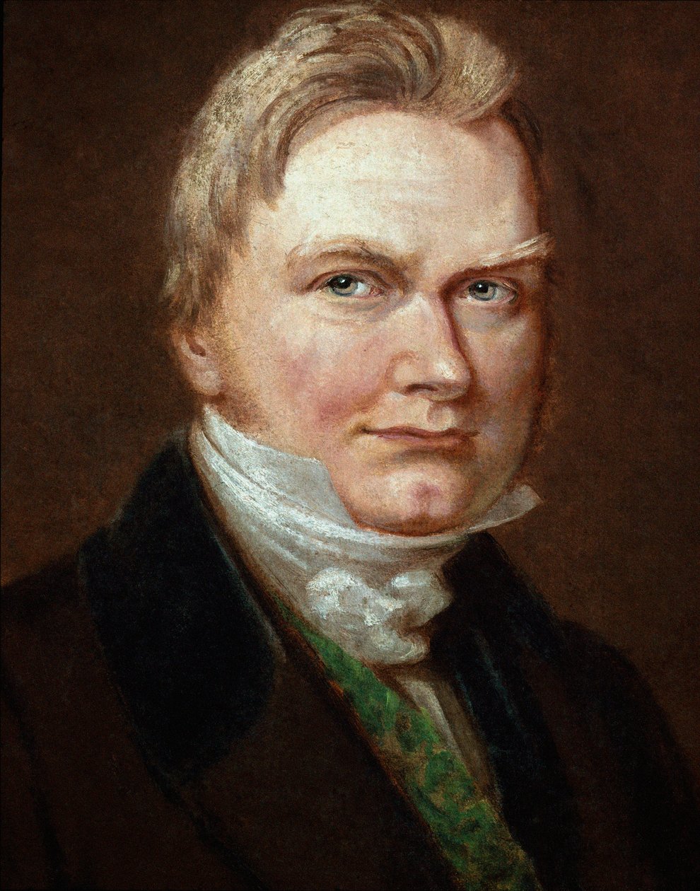 Porträtt av den svenske kemisten Jons Jacob Berzelius (1779-1848) Anonym målning. 1800-talet. Kungliga Vetenskapsakademiens bibliotek, Stockholm av Unknown artist
