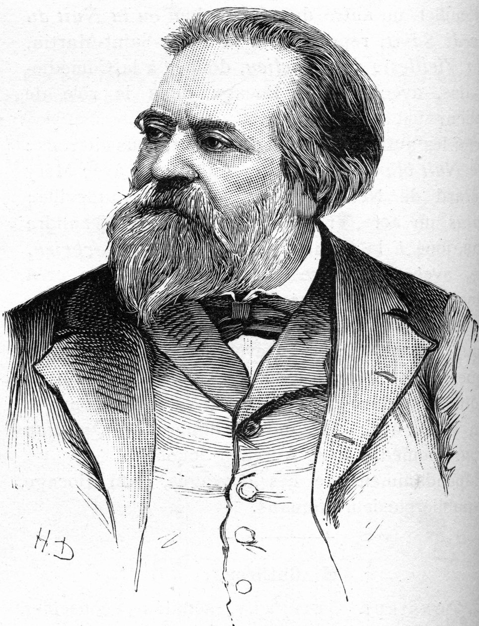 Porträtt av författaren Paul Bocage (1822-1887) av Unknown artist