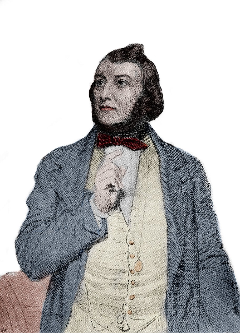 Porträtt av poeten Jacques Boe, dit Jasmin (på occitanska Jacme Boer dit Gensemin eller Jansemin) av Unknown artist