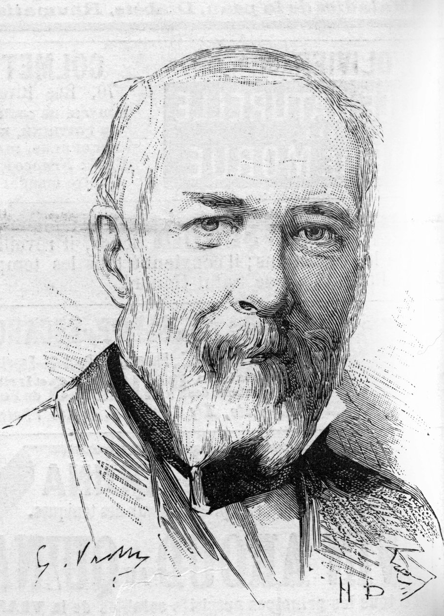 Porträtt av skulptören Francois Trupheme (1820-1888) av Unknown artist
