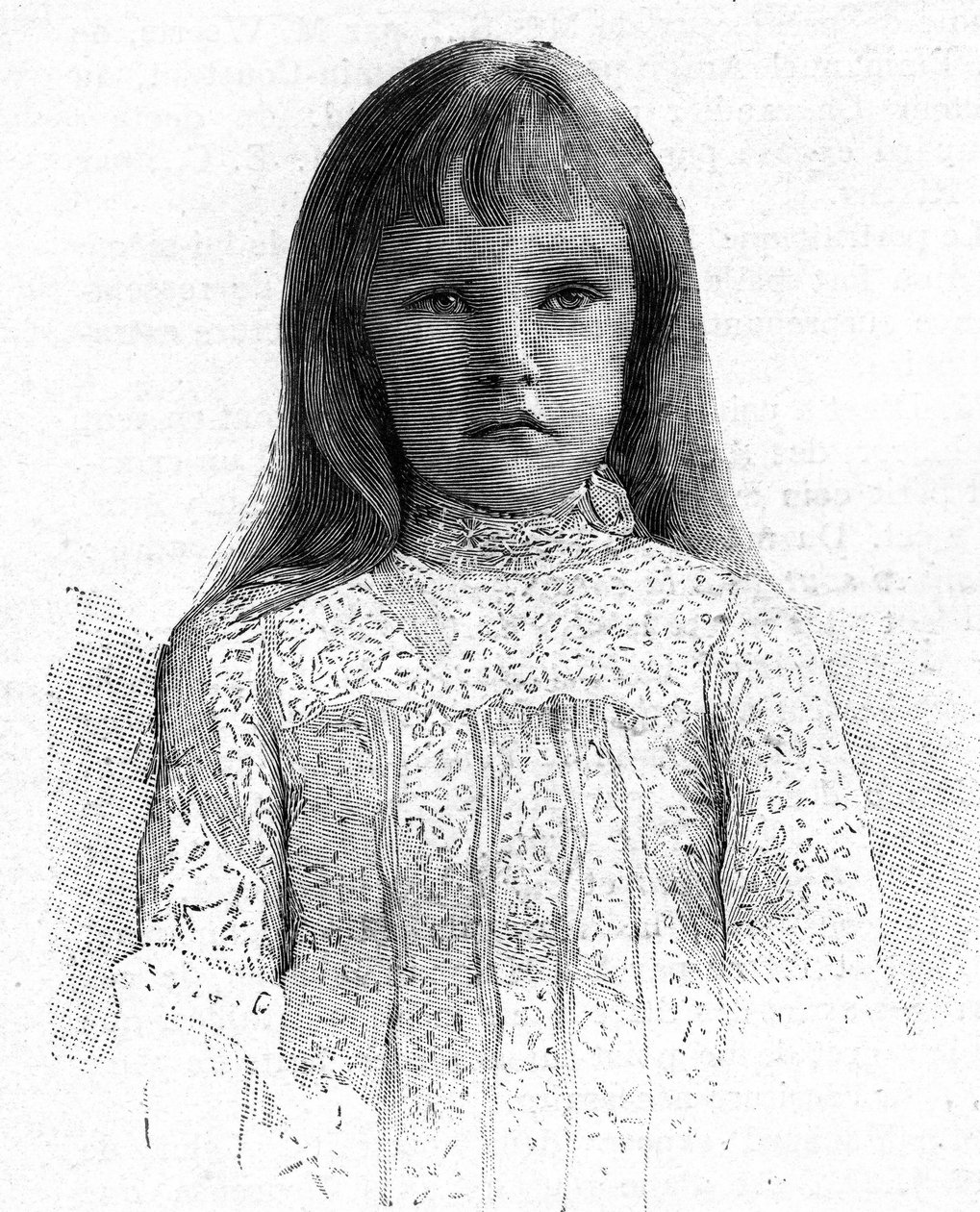 Prinsessan Elizabeth dotter till prins Rudolf av Habsburg av Unknown artist