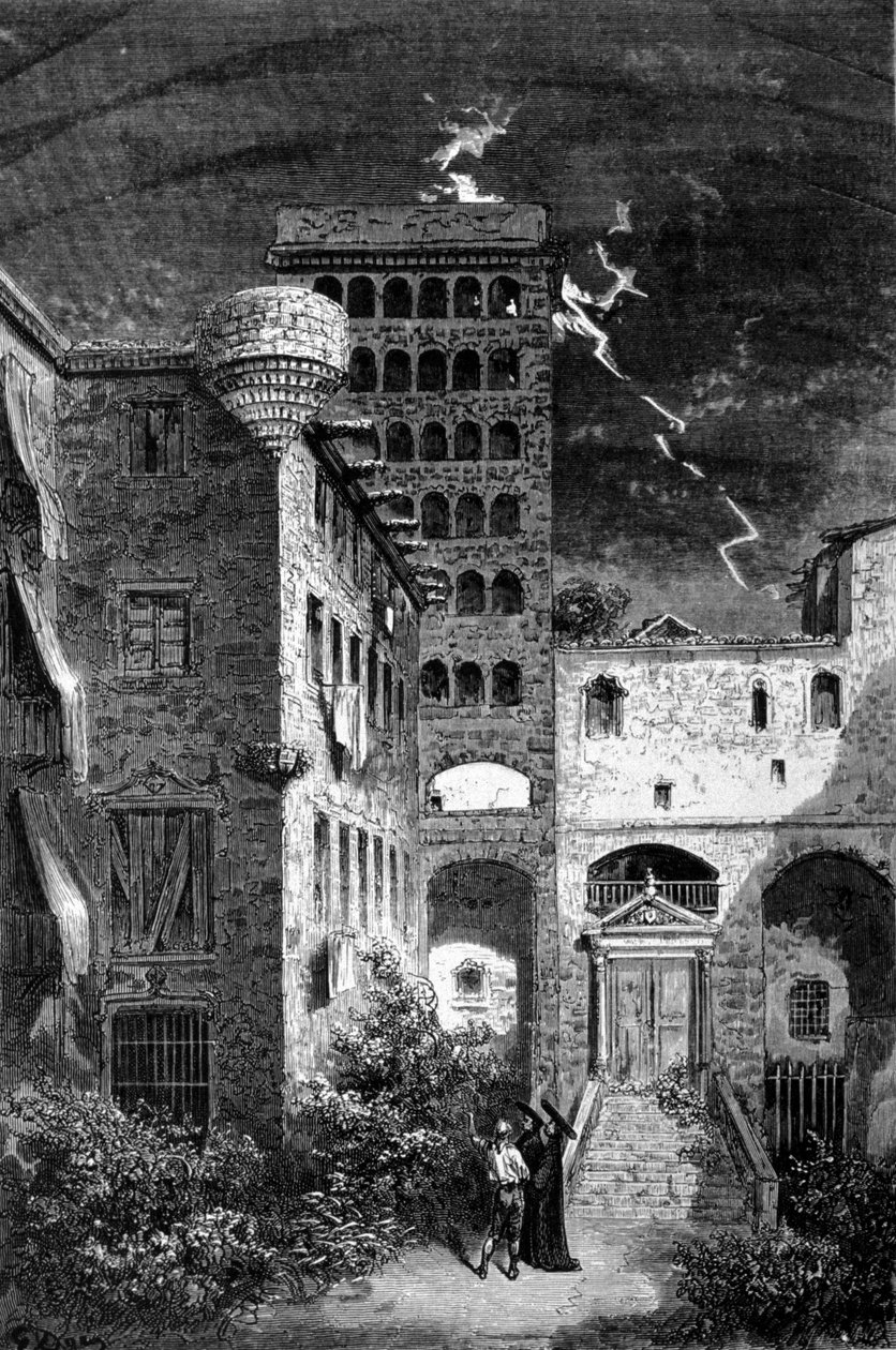 Fängelser i Barcelona i Spanien användes under inkvisitionen. av Unknown artist