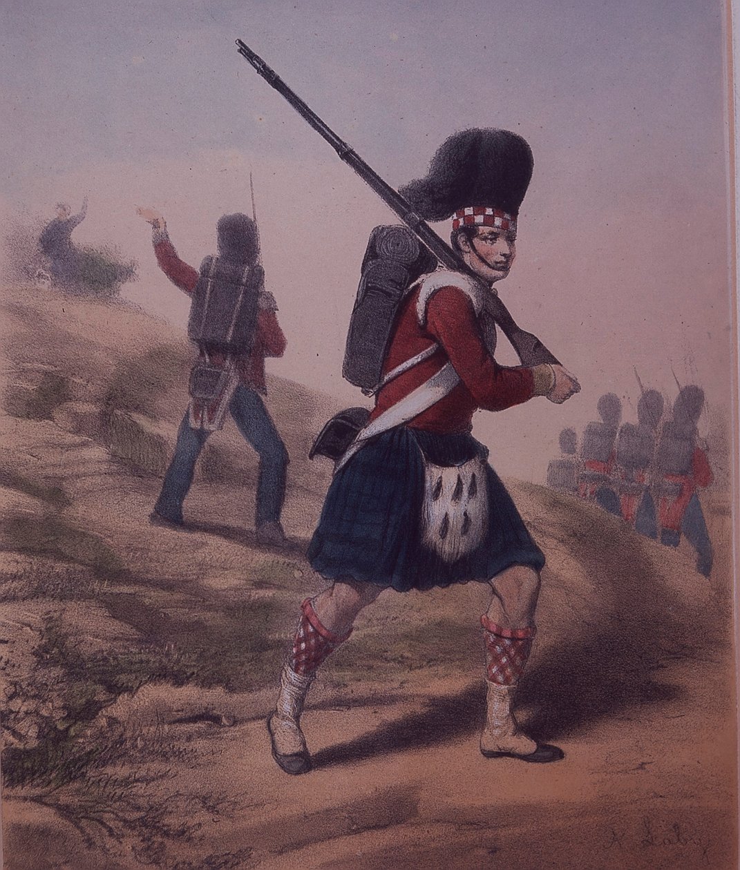 Privat, 93:e Highlanders av Unknown artist