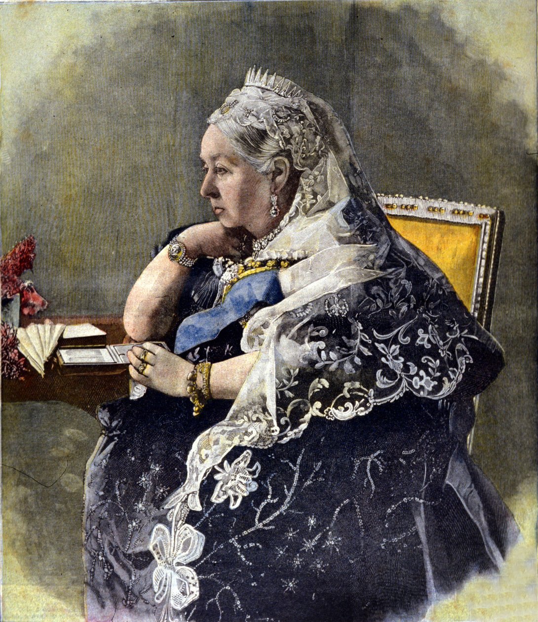 Drottning Victoria I (1819 - 1901) av Unknown artist