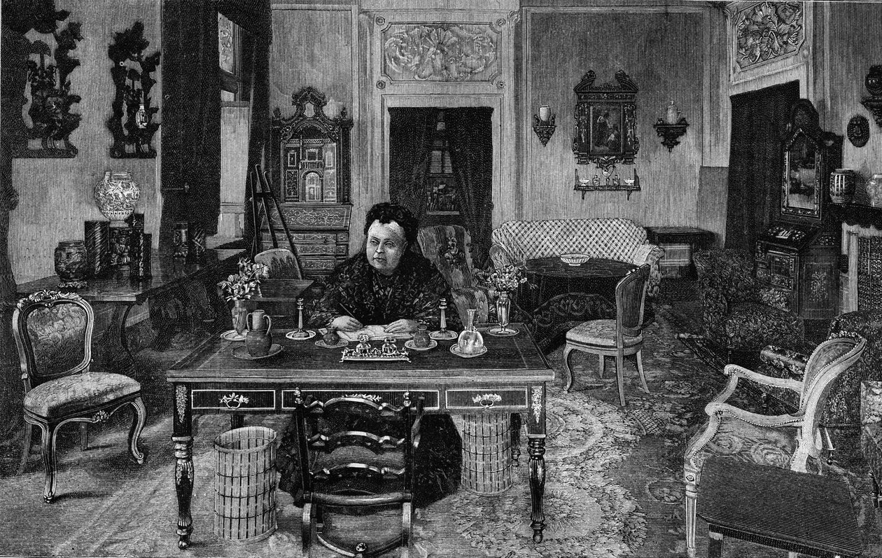 Drottning av England Victoria på Villa Palmieri i Florens 1893. av Unknown artist