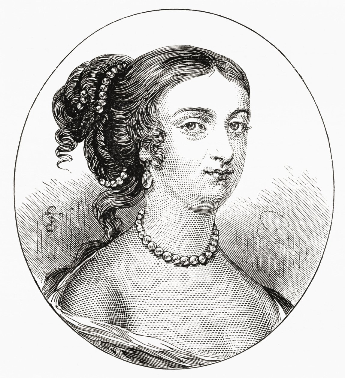 Rachel Wriothesley, Lady Russell, C. 1636 - 1723. Engelsk adelsdam, arvtagare och författare. Från vårt eget land Publicerad 1898 ©UIG/Leemage av Unknown artist