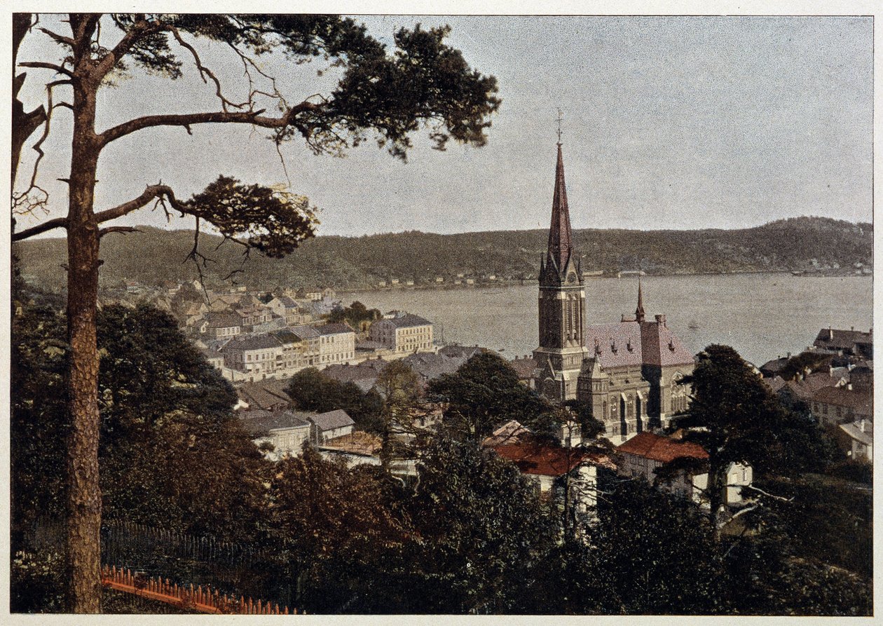 Rio de Janeiro, utsikt över Morne de Gloria, sent 1800-tal av Unknown artist