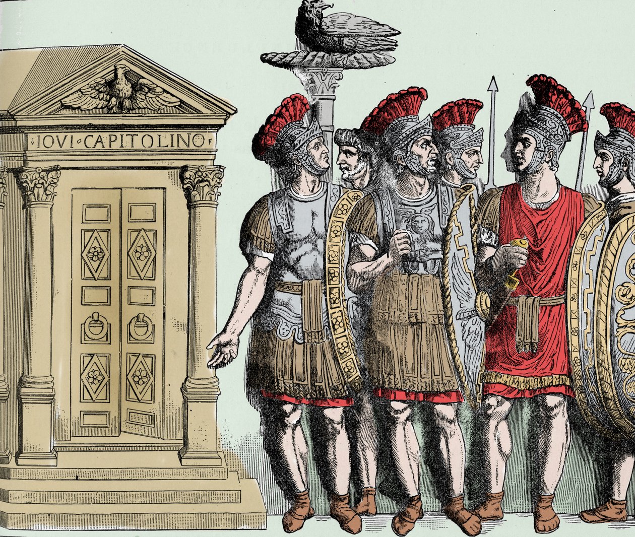 Romarriket: Praetorianer - romersk antikvitet; pretoriangardet av Unknown artist