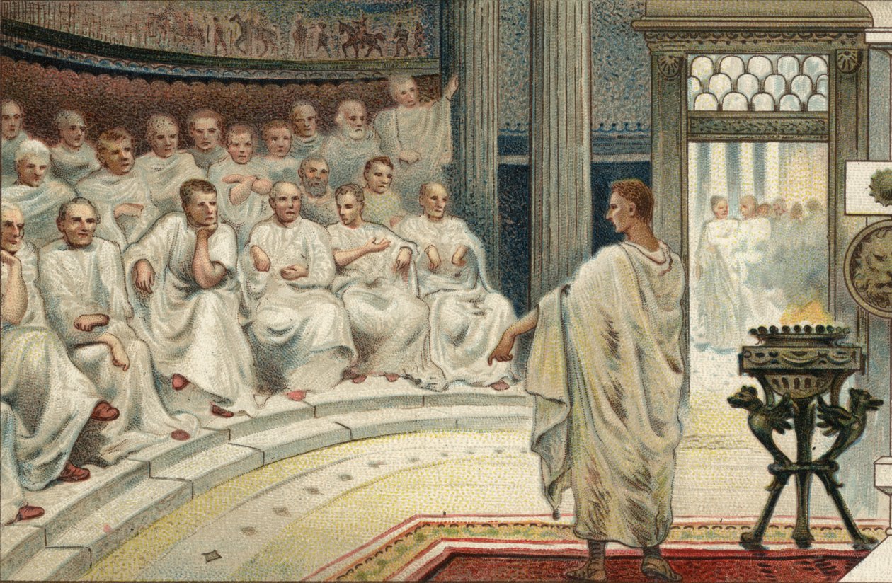 Romers politiska system: Senaten av Unknown artist