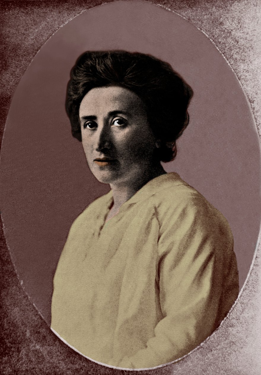Rosa Luxemburg (tryck) av Unknown artist