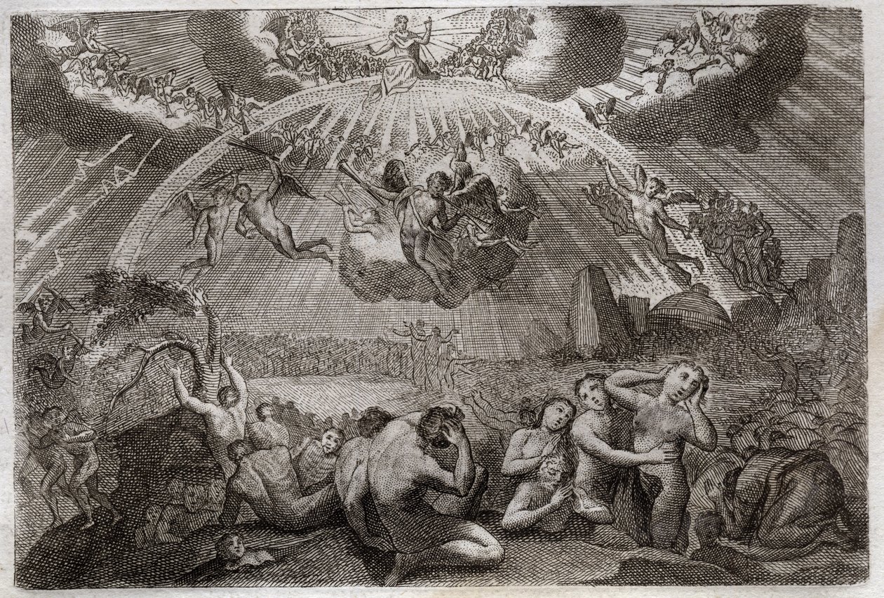 Royaumont Bibeln, Nya testamentet: Den sista domen. av Unknown artist