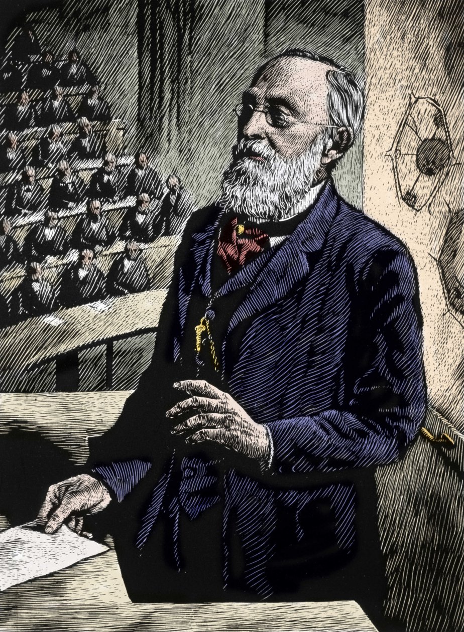 Rudolf Virchow (Virchow) (1821-1902), tysk läkare och politiker. av Unknown artist